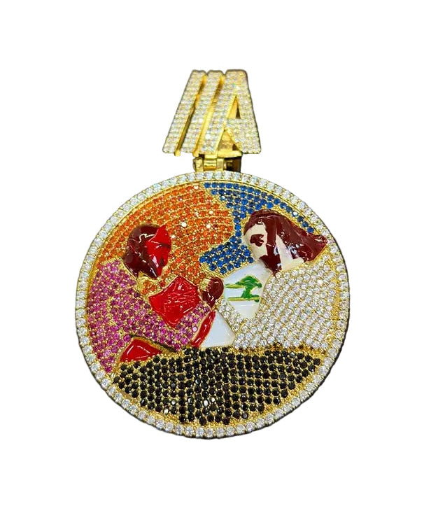 COLGANTE DIABLO CONTRA JESÚS