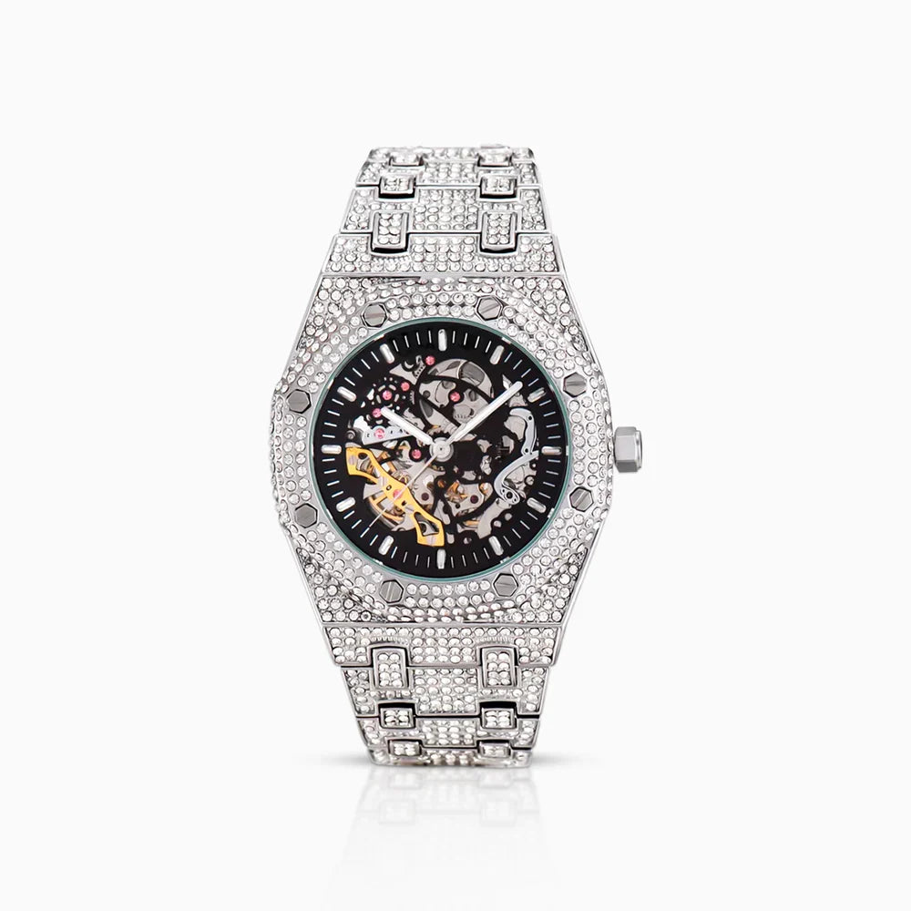 RELOJ MILLONAIRE ORO BLANCO 14K
