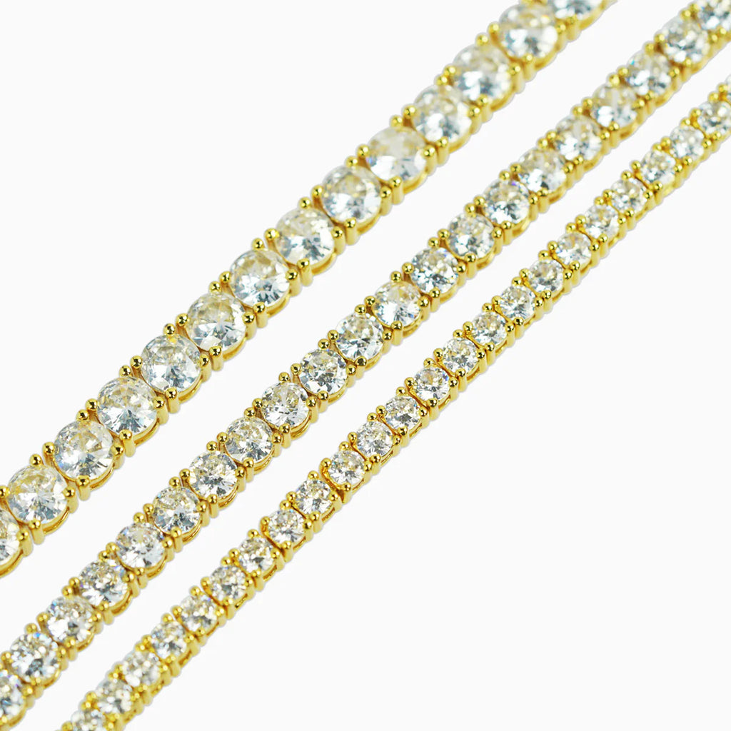 BRAZALETE TENIS ORO 18K