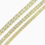 BRAZALETE TENIS ORO 18K