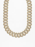 CADENA CUBANA BAGUETTE 20MM ORO 18K