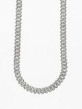 CADENA CUBANA 12MM ORO BLANCO 18K