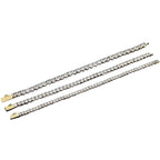 BRAZALETE TENIS ORO BLANCO 18K