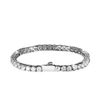 BRAZALETE TENIS ORO BLANCO 18K