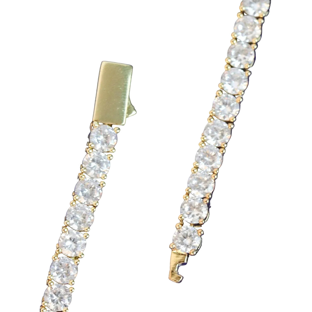CADENA TENIS ORO 18K