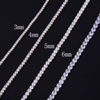 CADENA TENIS ORO 18K