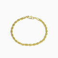 BRAZALETE ROPE 4MM ORO 18K