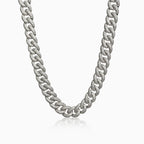 CADENA CUBANA RICH BOSS 20MM ORO BLANCO 18K