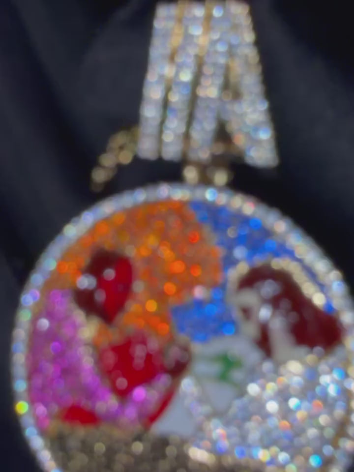 COLGANTE DIABLO CONTRA JESÚS