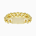 BRAZALETE CUBANA 20MM ORO 18K