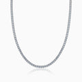 CADENA TENIS ORO BLANCO 18K