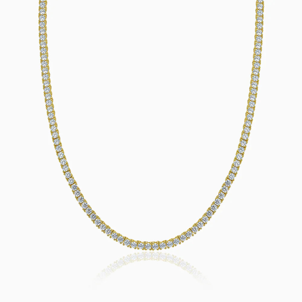 CADENA TENIS ORO 18K
